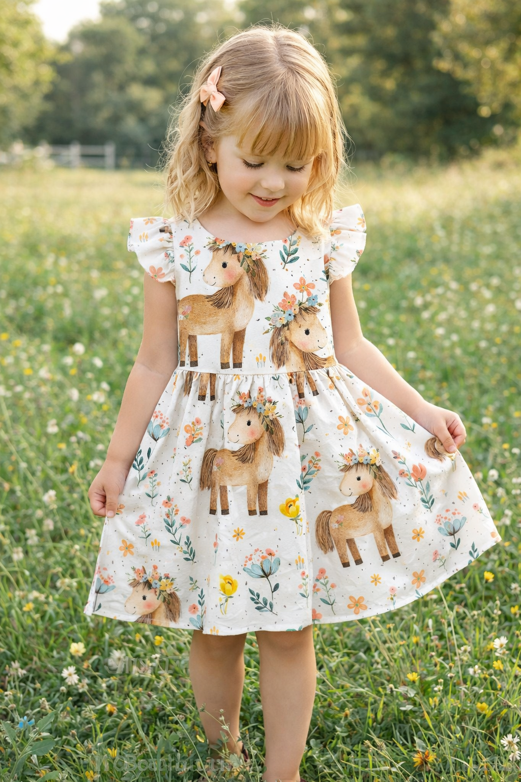 Vorbestellung Bio Ribjersey "Boho Horse"