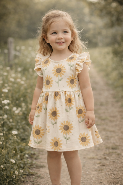 Vorbestellung Bio Ribjersey "Sunflowery"