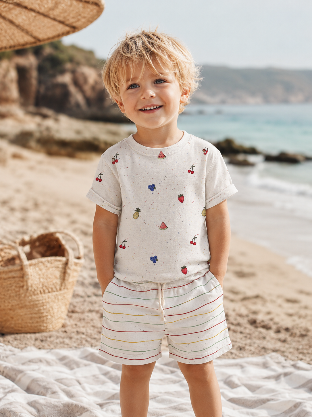 Vorbestellung Bio Breitribjersey "Sommerfrüchte"