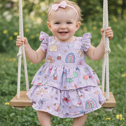 Vorbestellung Bio French Terry "Sommergarten"