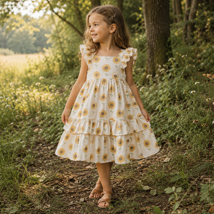 Vorbestellung Bio Jersey "Sunflowers"