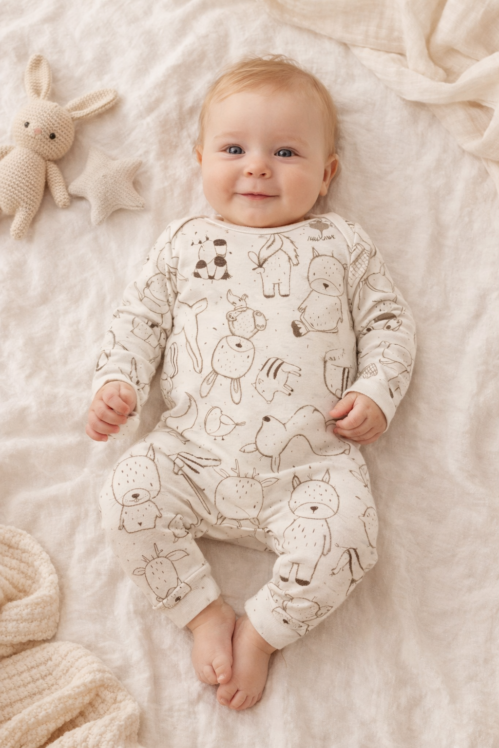 Vorbestellung Bio Ribjersey "Waldtiere"