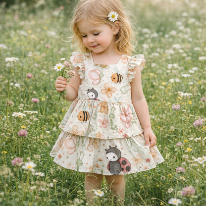 Vorbestellung Bio French Terry "Kleine Wiesenfreunde"