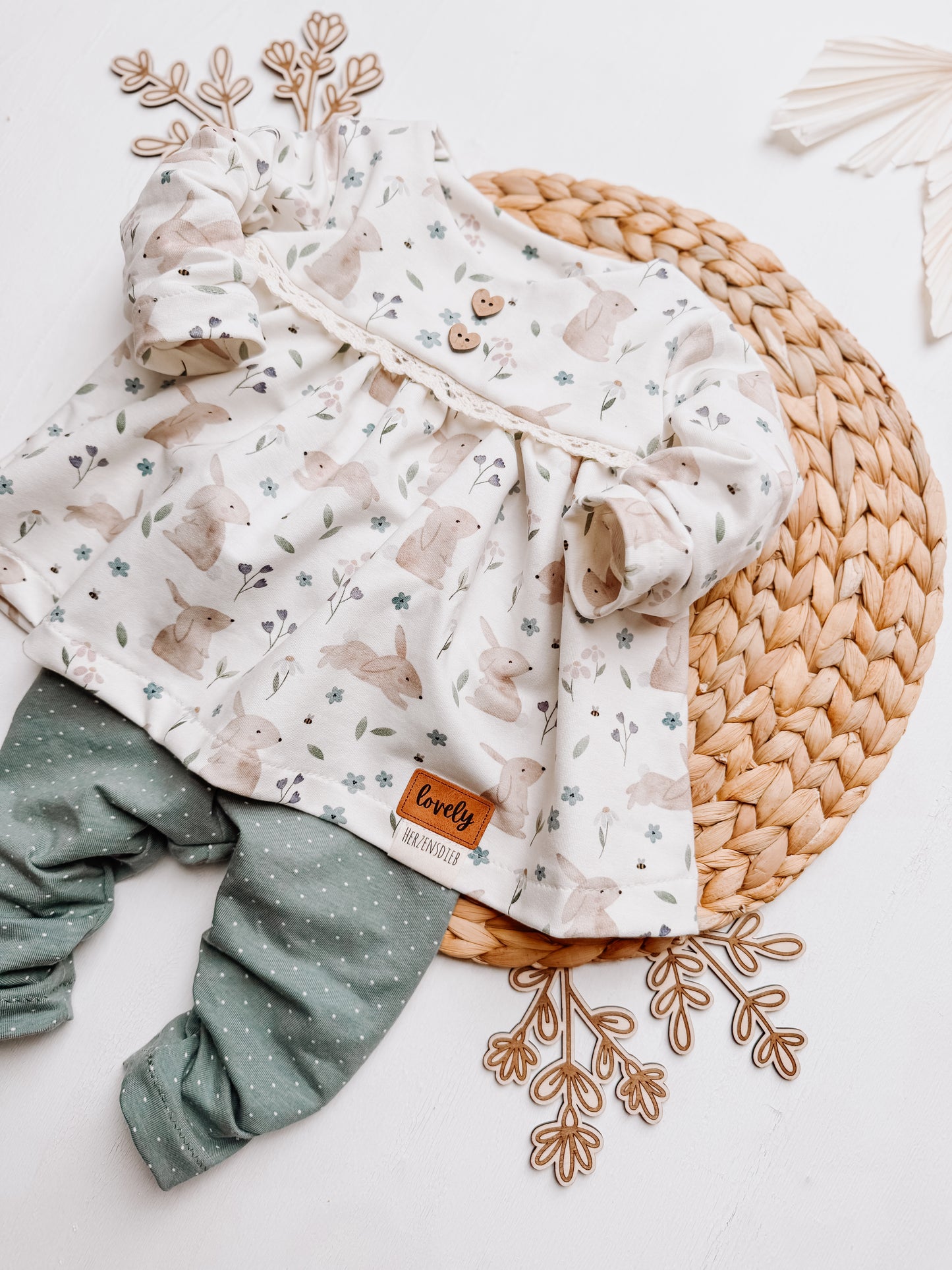 Vorbestellung Bio Jersey "Wiesenhäschen"