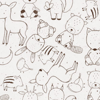 Vorbestellung Bio Ribjersey "Waldtiere"