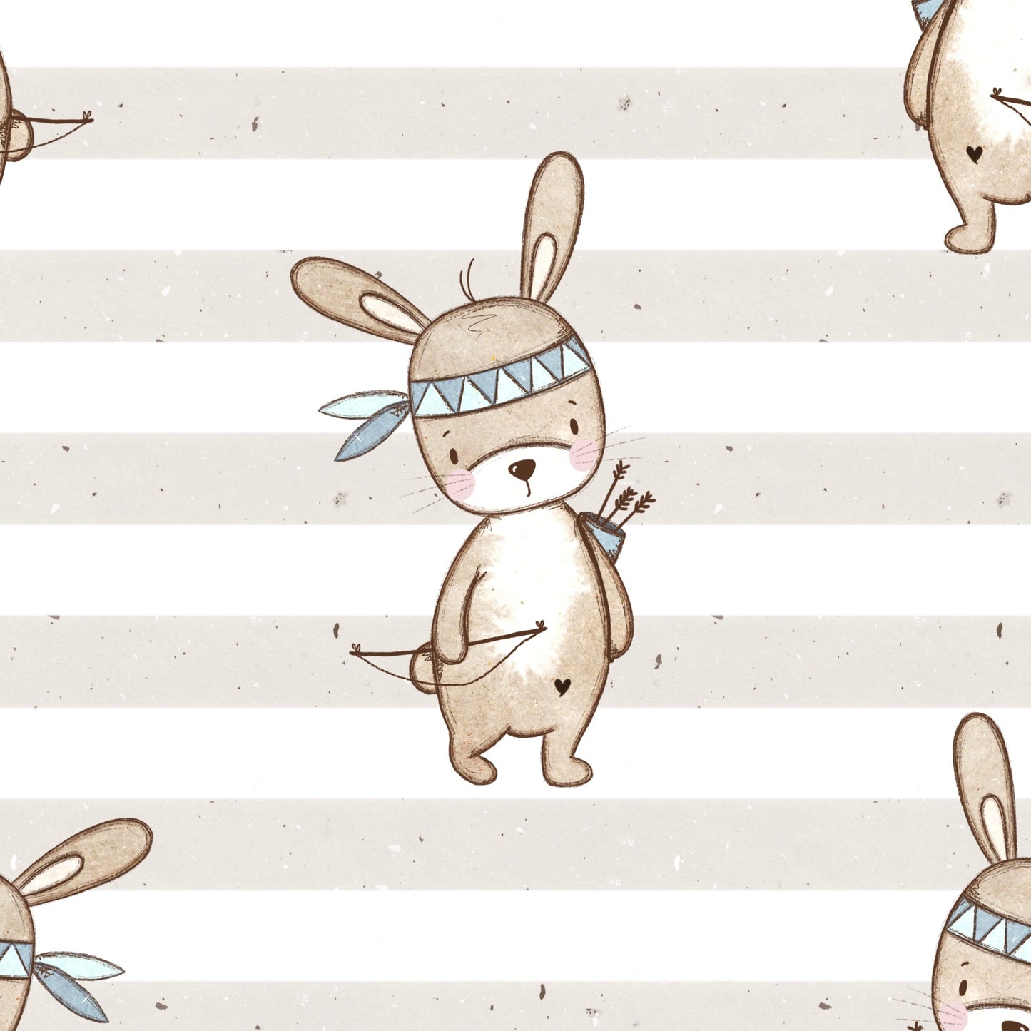 Vorbestellung Bio Jersey "Boho Hasi"