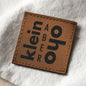 Kunstlederlabel "Klein aber Oho"