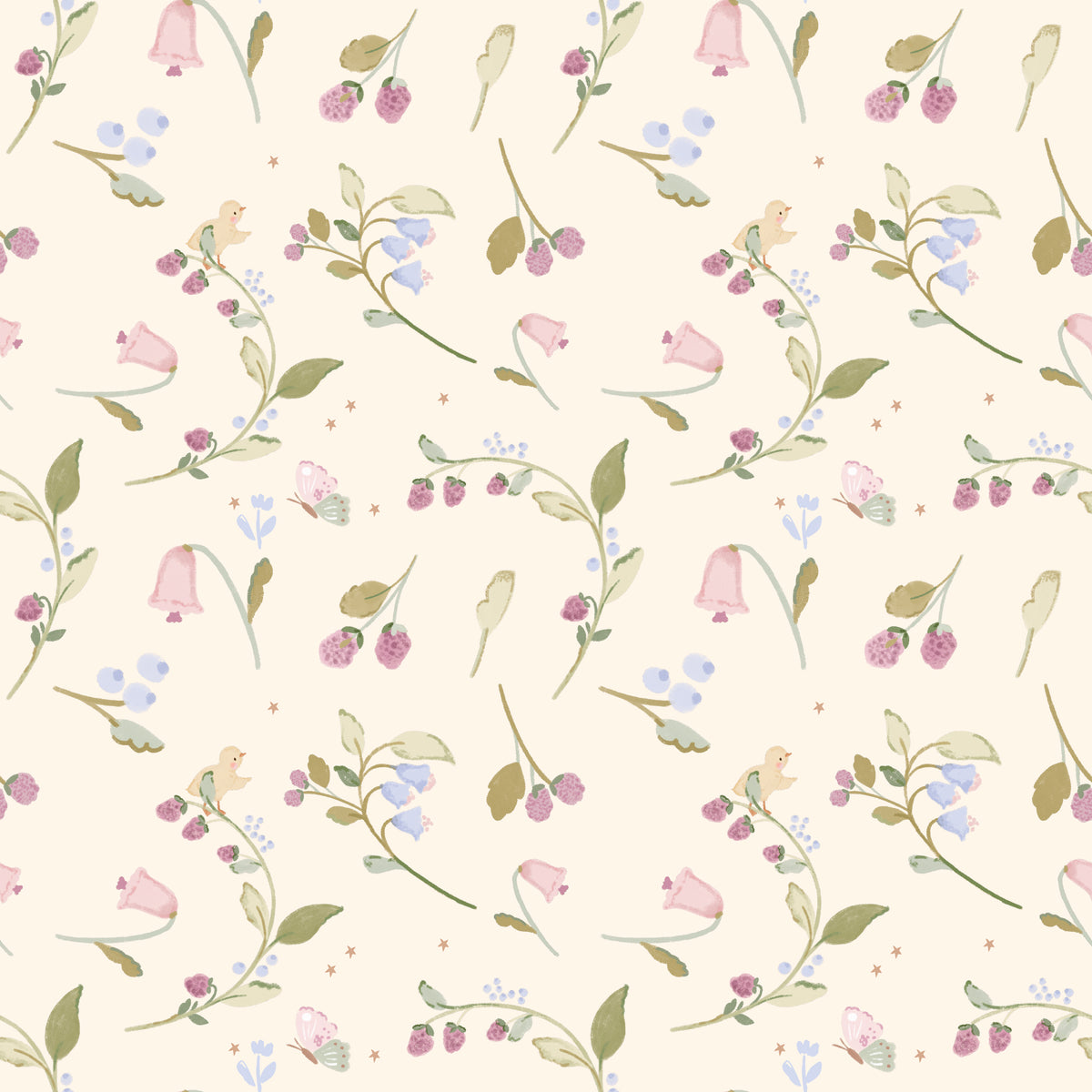 Vorbestellung Bio Jersey "Berrytal Flower Kombi"