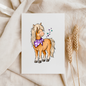 VORBESTELLUNG Bügelbild "Pferd stehend"