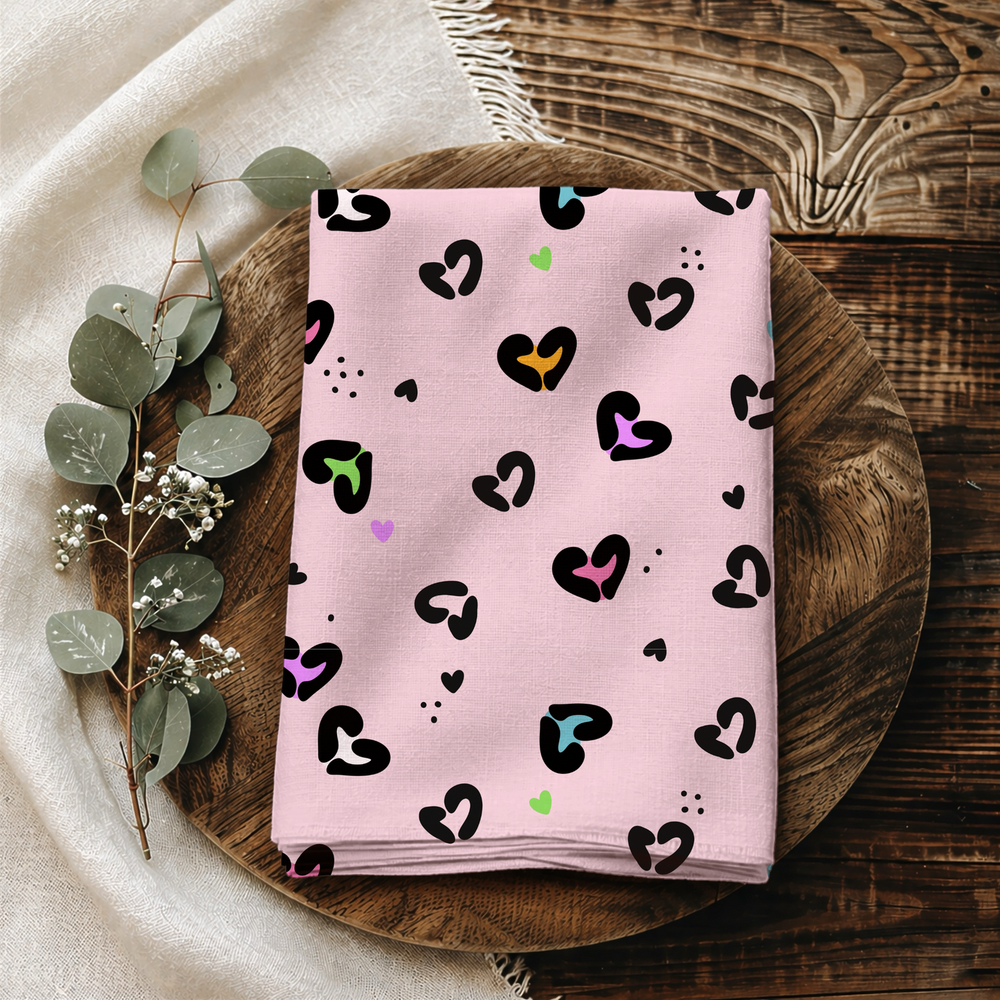 Vorbestellung Premium Heavy Bio Ribjersey "Hearts Leo Love Collection" Rose