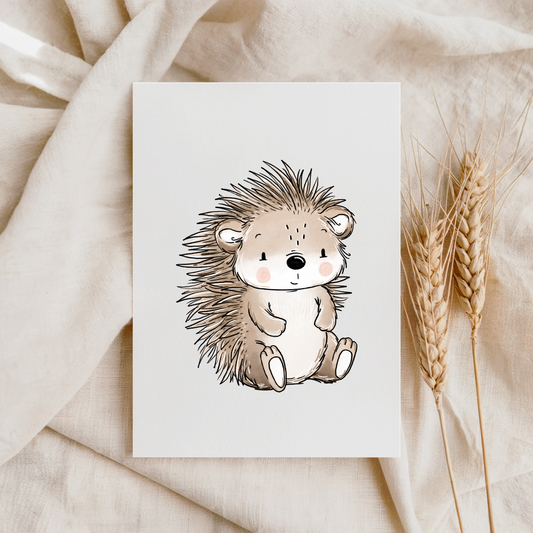 VORBESTELLUNG Bügelbild "Waldtier Team Igel"