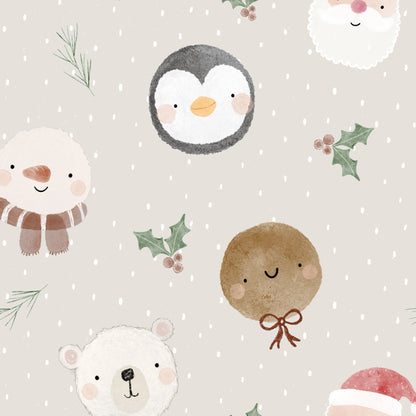 Vorbestellung Bio French Terry "Winter Wonder Friends"