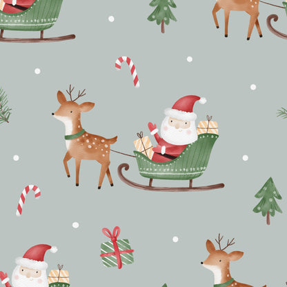 Vorbestellung Bio French Terry "Santa"