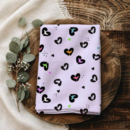 Vorbestellung Premium Heavy Bio Ribjersey "Hearts Leo Love Collection" Lilac