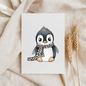 VORBESTELLUNG Bügelbild "Leo Pinguin"