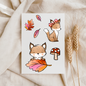 VORBESTELLUNG Bügelbild "Herbstfuchs" A5