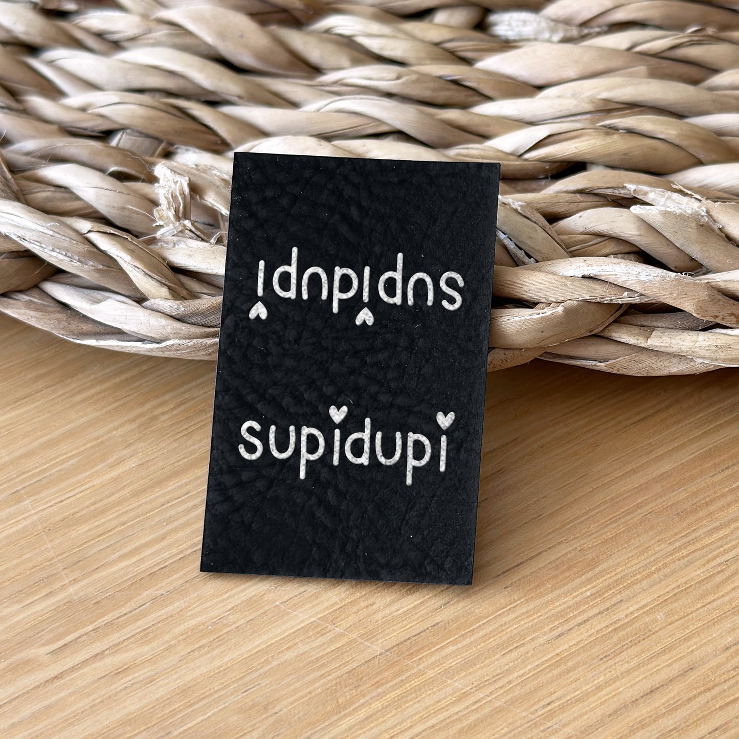 Kunstlederlabel "Supidupi"