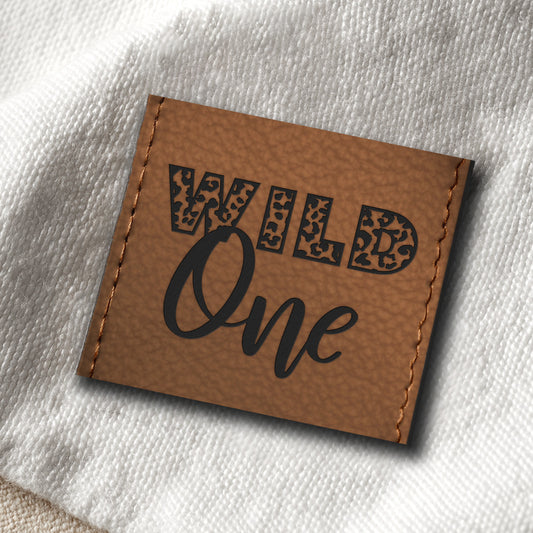 Kunstlederlabel "Wild One"