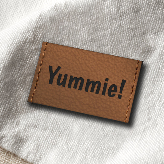 Kunstlederlabel "Yummie"