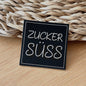 Kunstlederlabel "Zuckersüss"